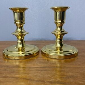 Vintage Baldwin Brass Candleholders